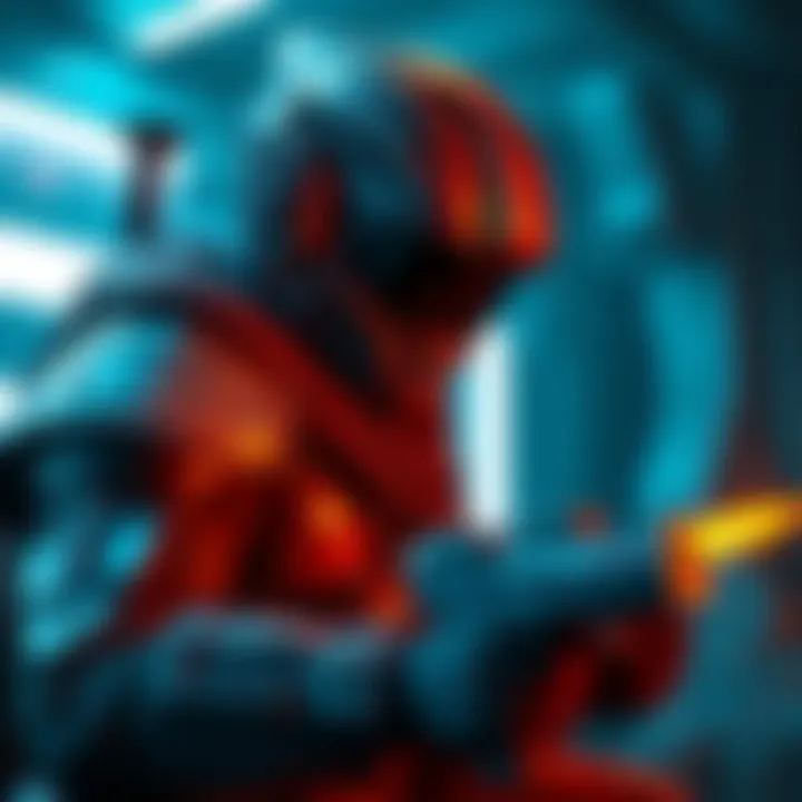 A guardian character in a virtual environment, focused on grinding for T5 Solstice weapons and armor in a solo operation.