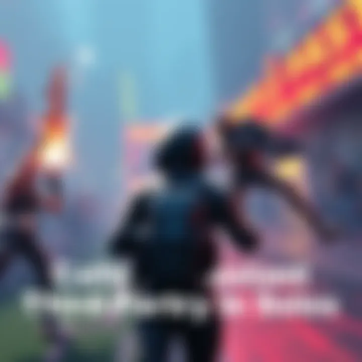 A solo player in an intense gaming scene is caught off guard as another competitor rushes in for an unexpected attack, symbolizing the frustration of third partying in solo matches.