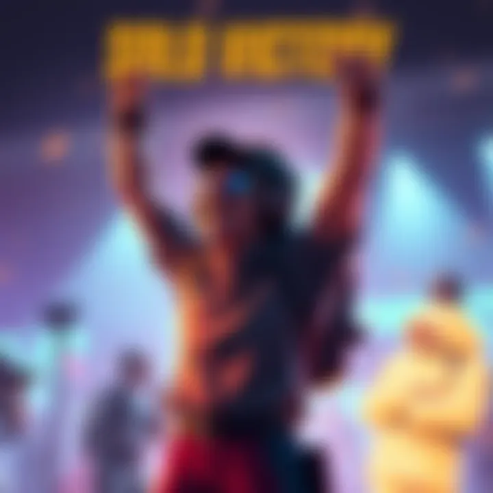 A player celebrating a solo victory in a mobile game, showing enthusiasm after winning a squads match alone