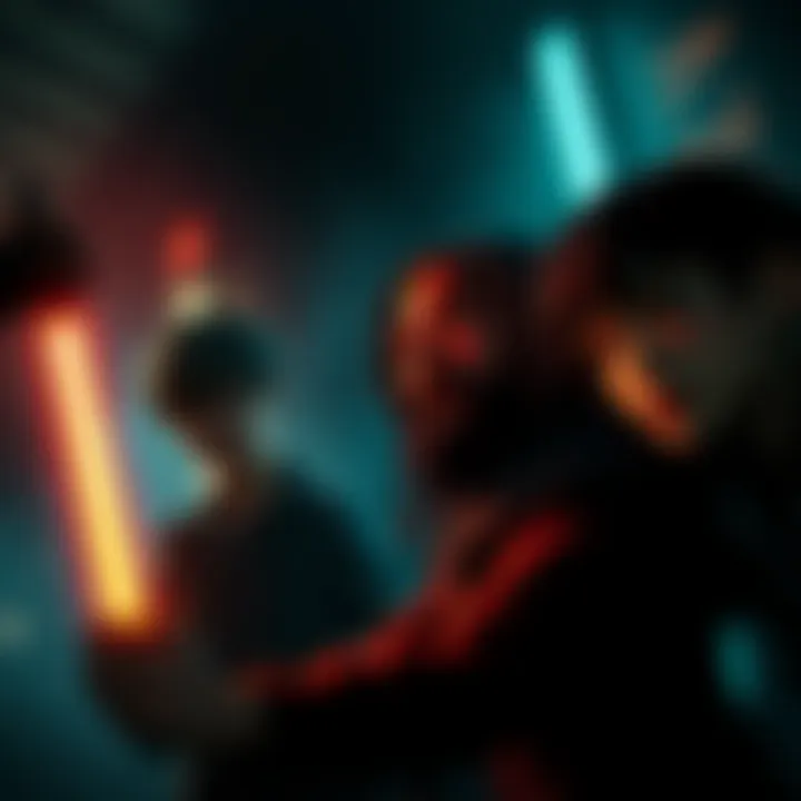 A scene depicting a dramatic moment from the ending of the game Soma, showcasing emotional expressions of characters and the game’s dark environment.