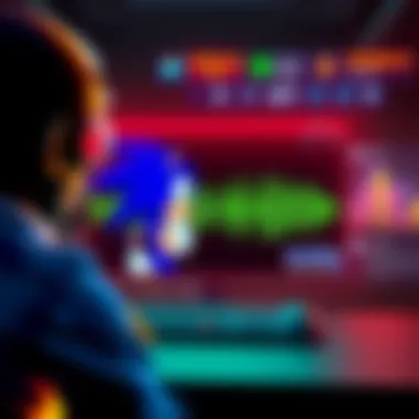 Clip of Sonic Frontiers 2 audio being discussed on a chat screen in a Sonic-themed forum