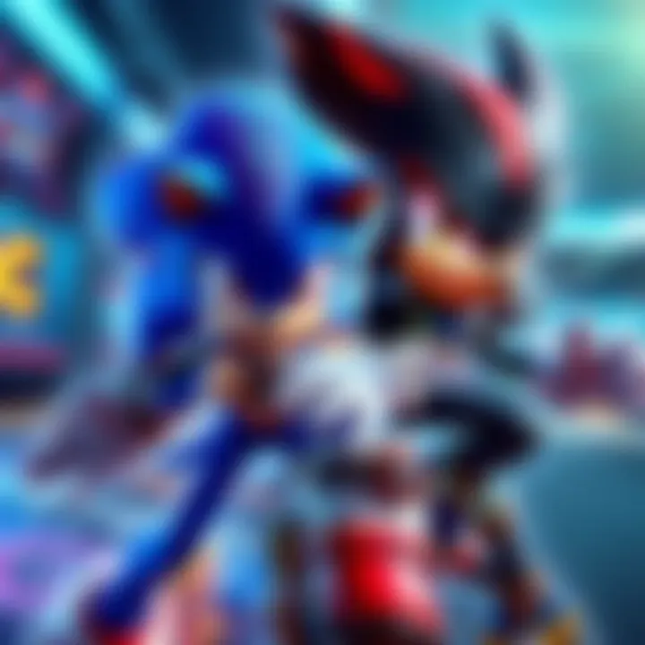 Sonic and Shadow in action from Sonic x Shadow Generations game, showcasing new features of the HYPERVISOR Crack.