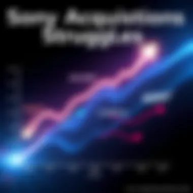 Graph showing Sony's game studios acquisitions with arrows pointing to layoffs and shutdowns, illustrating the impact of management decisions.