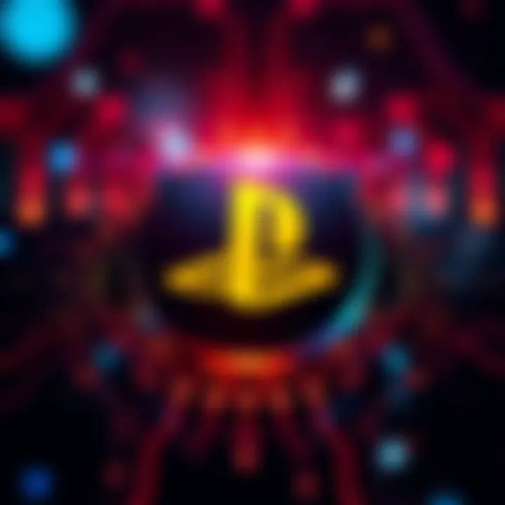 Sony AI Focus Sony PlayStation logo with AI symbols surrounding it, indicating a shift from PC to AI emphasis.