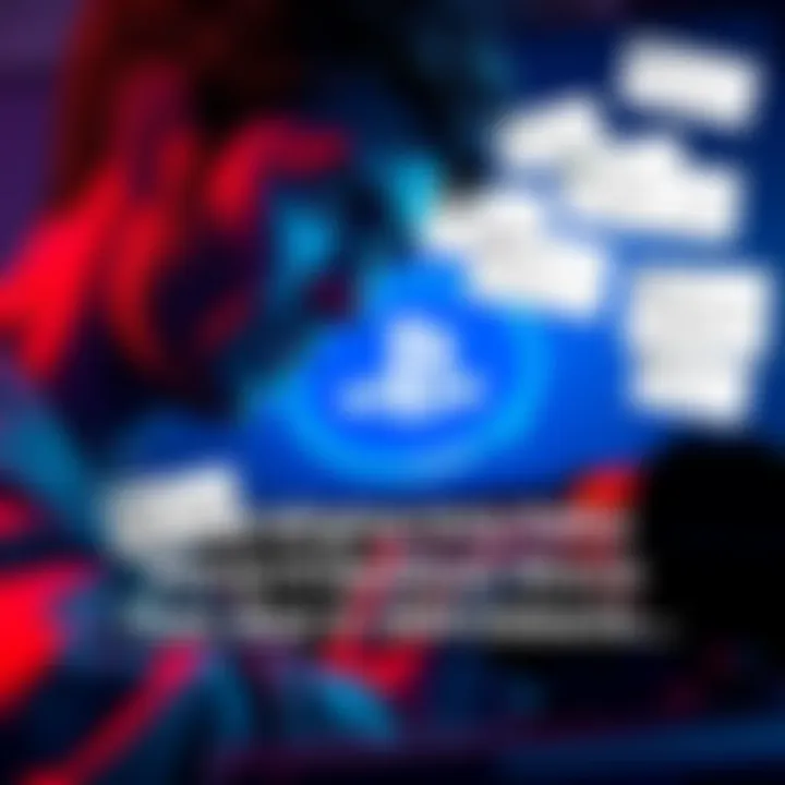 A frustrated gamer looking at a PlayStation console with a digital-only logo, surrounded by social media comments about the backlash.