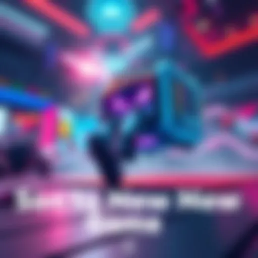 Sony Gaming Concept Art Concept art showcasing a futuristic gaming scene with bold graphics and vibrant colors, hinting at Sony's potential new game for 2026.