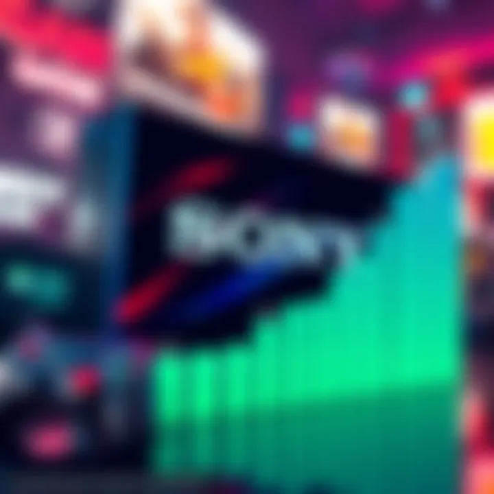 A graphic showing Sony's success in first-party game revenue on PC and Xbox, illustrating growth in the gaming market.