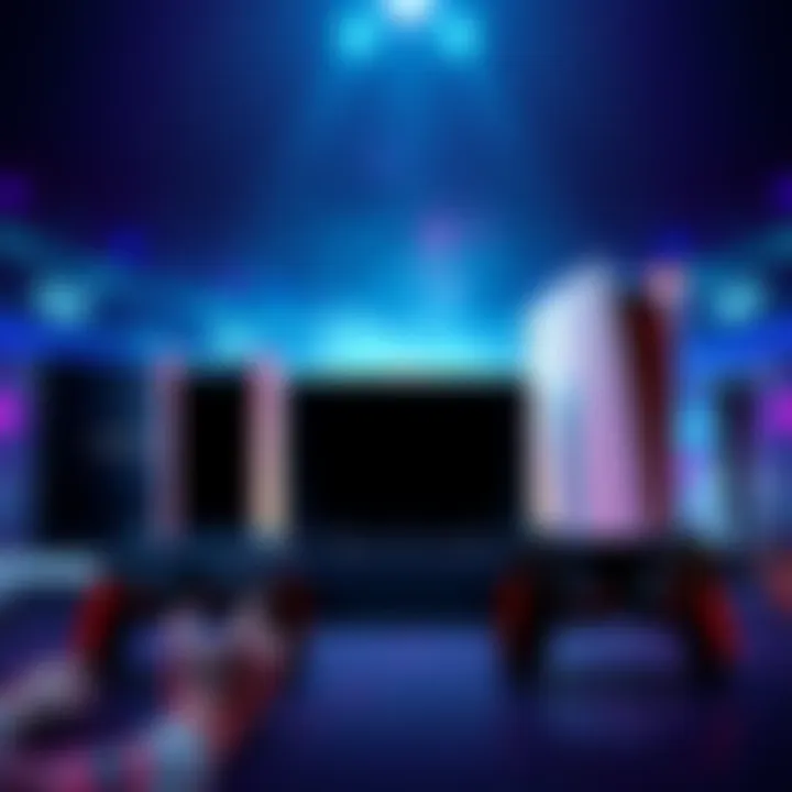 A lineup of Sony's odd-numbered gaming consoles showing PS1, PS3, PS5 with player reactions around them