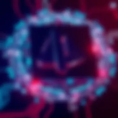 Sony PlayStation logo integrated with artificial intelligence graphics