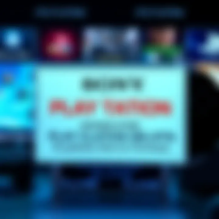 Sony PlayStation Store Closure Announcement A digital graphic showing a warning sign about the closure of the PlayStation Store for PS3 and Vita, with gaming icons in the background.