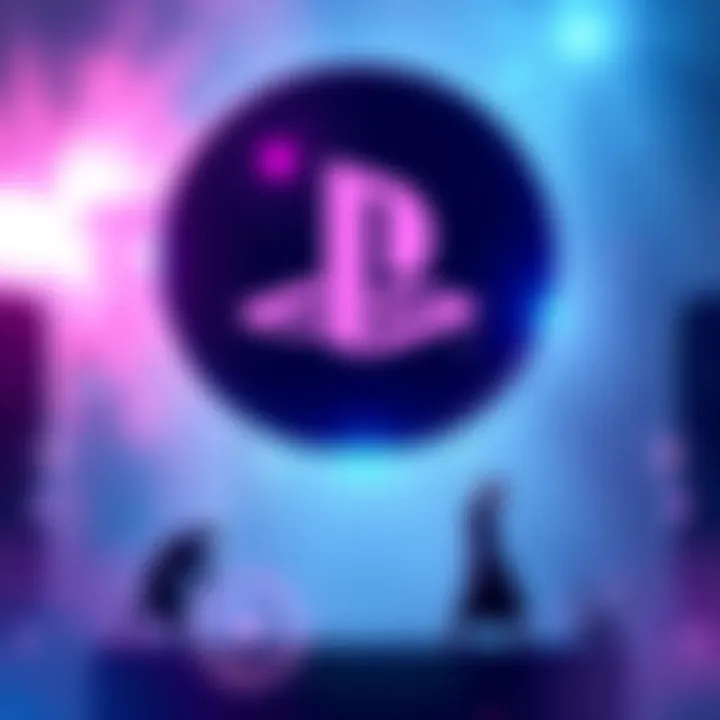 A teaser image showcasing the PlayStation logo with hints of upcoming game announcements including Final Fantasy VII Part 3.