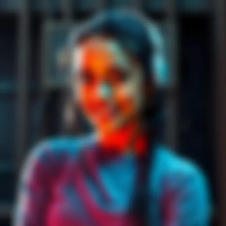 Sonya Balmores performs as Alani Kelso, showcasing her character's charm and personality.