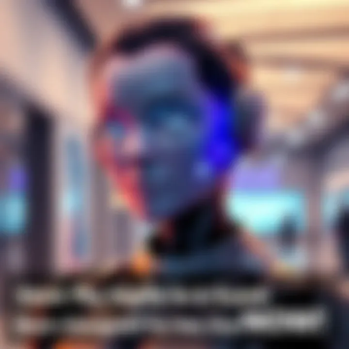 Sophia the robot showcasing her new facial features and expressions in a modern setting