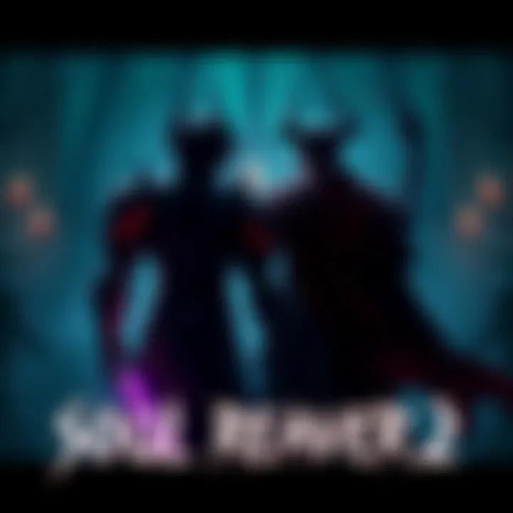 Raziel and Kain standing together, reflecting on their journey in a dark, atmospheric setting