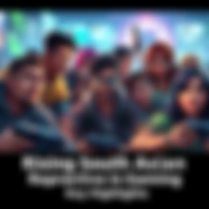 A diverse group of South Asian characters in a video game scene, showcasing different unique styles and abilities, engaging in gameplay together.