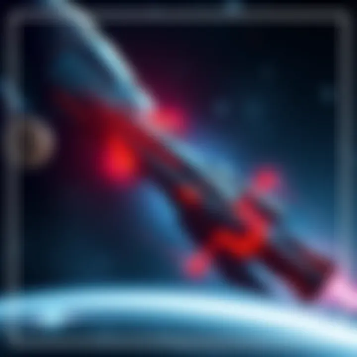 A creative armband featuring unique spaceship line art designs, showcasing intricate details and styles.