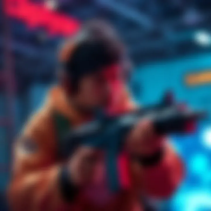 A Spanish gamer trains with a gunlance, focused on strategy for the Capcom Invitational competition.