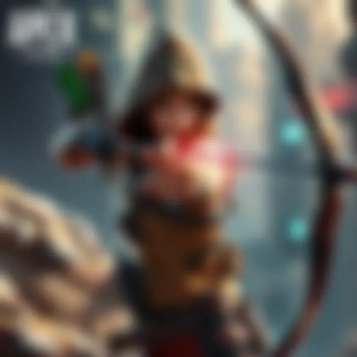New character Sparrow, an archer in Apex Legends, showcasing his bow and arrow in a dynamic pose.