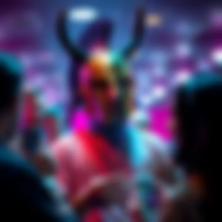 Spartan Buck discusses his unconventional views on beauty, surrounded by fans and critics expressing their reactions.