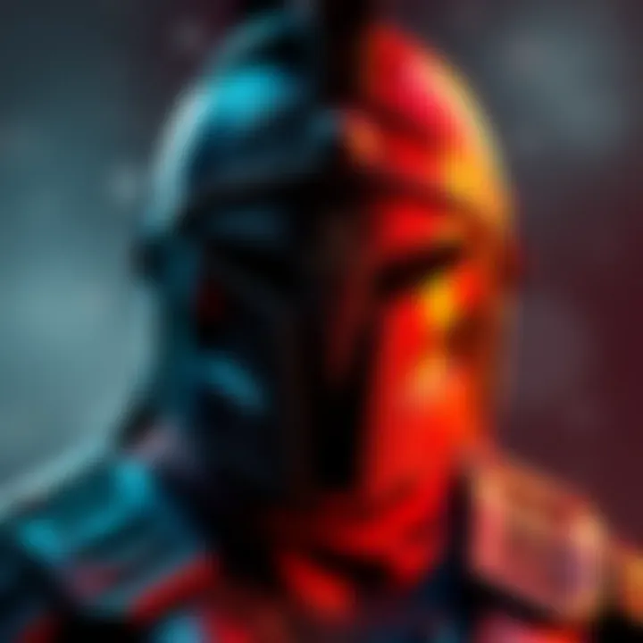 A newly designed Spartan character wearing a distinctive soldier helmet, showcasing unique style and creativity.