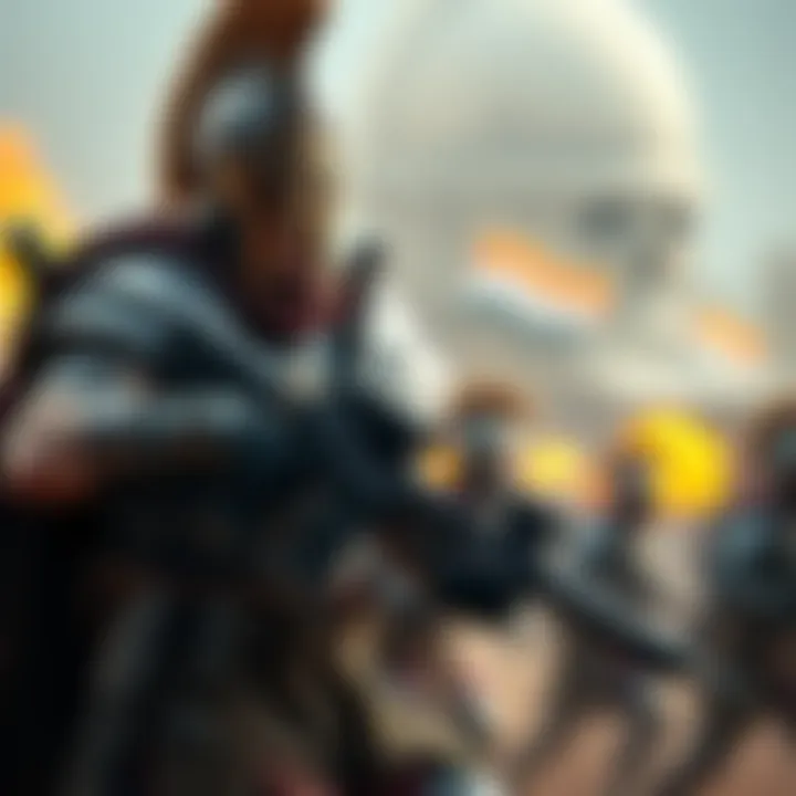 A Spartan warrior equipped with advanced armor and weapons, showcasing strength and intensity, symbolizing the term 'hyper-lethal' in battle.