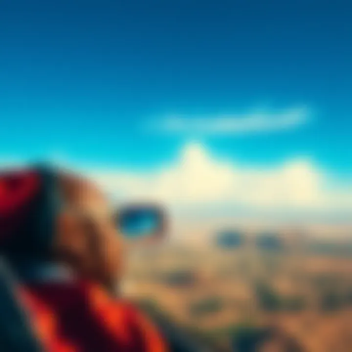 Speed looking out over a scenic view in Africa, recalling memorable experiences from the tour