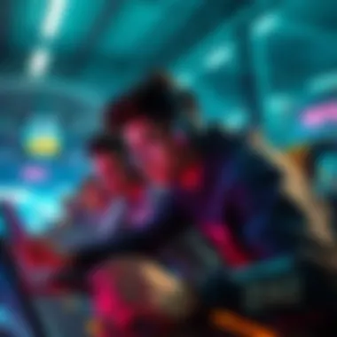 Players competing to finish Revelations quickly, showing intense focus and strategy on their screens.