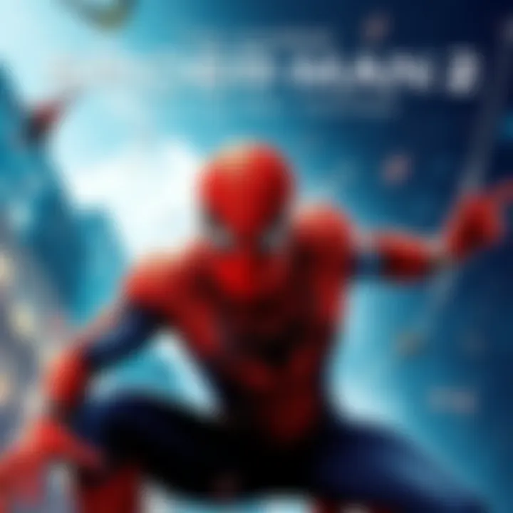 Spider-Man 2 Xbox One Game Cover art showcasing Spider-Man in action, featuring vibrant colors and dynamic poses related to The Amazing Spider-Man 2.