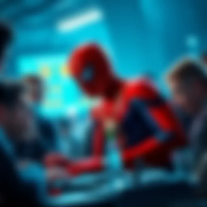 Fans discussing Spider-Man's true identity on a forum, showing mixed reactions and opinions.