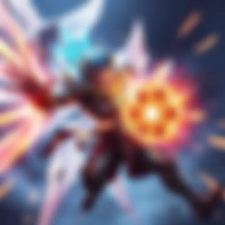 Spirit Breaker unleashing his powerful passive ability, causing massive damage to an enemy character with dramatic visual effects.