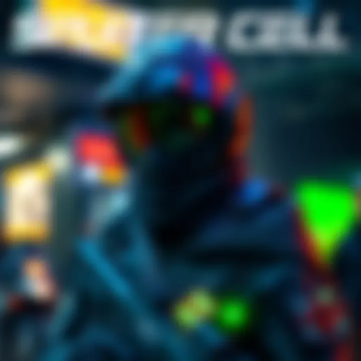 Fan Wearing Splinter Cell Inspired Outfit A fan showcasing a creative outfit inspired by Splinter Cell, complete with tactical gear and dark colors.