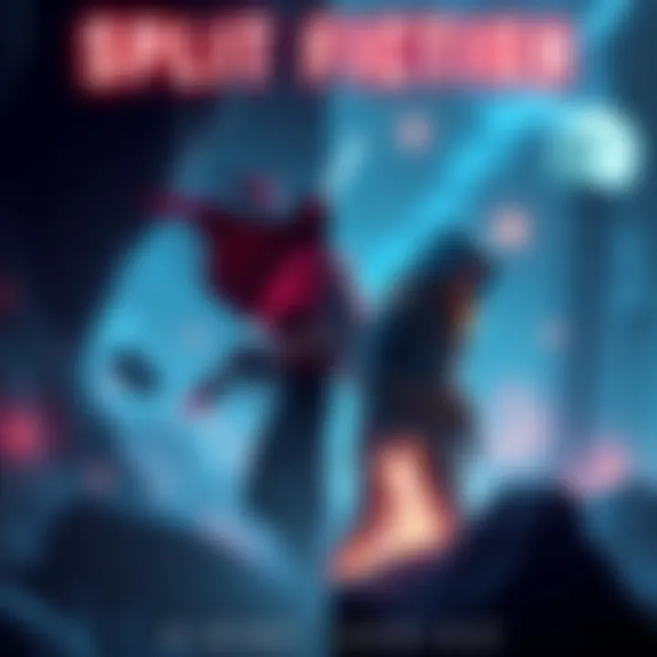 Split Fiction Game Cover Cover art of Split Fiction featuring two characters in a sci-fi and fantasy setting working together