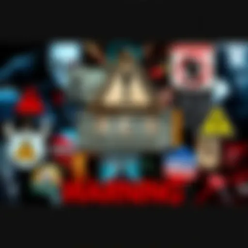 A collage of RE9 related content with warning signs about spoilers on forums and social media.