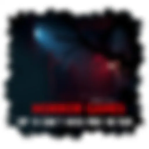 A dark and eerie game setting with shadows and creepy elements, highlighting the atmosphere of fear in horror games