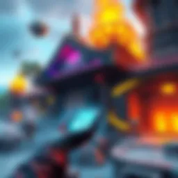 Spotting Shrines in Synapse A player using an ability to locate shrines and upgrade stations in a game environment