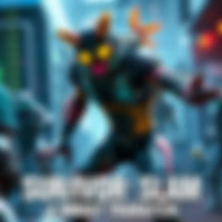 A scene showing the Springtrap character in a game environment, with a glitch effect around it. Players observe the unusual win with mixed reactions.