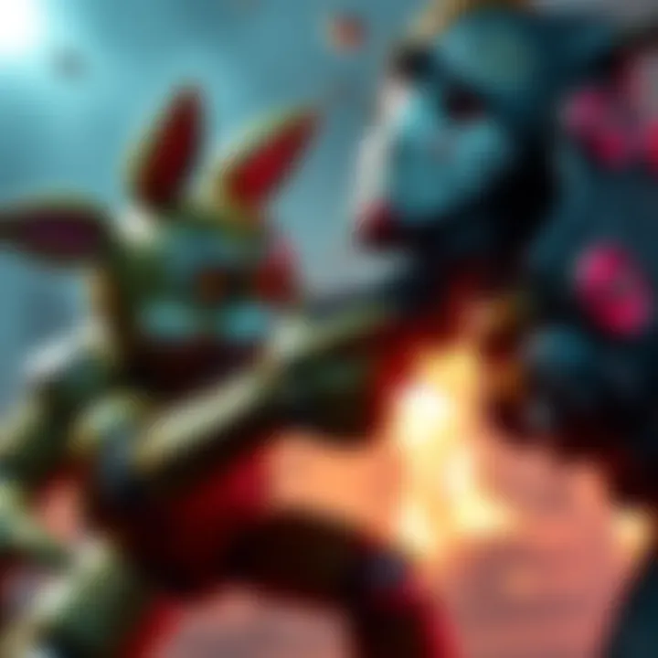 Springtrap and Jason face off Springtrap and Jason from FNaF in an intense battle scene, showcasing their unique abilities and designs.
