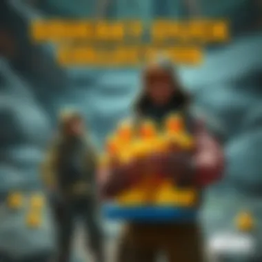 A player in Buried City stands surprised next to a raider with a collection of squeaky rubber ducks, highlighting the quirky find's importance in gameplay.