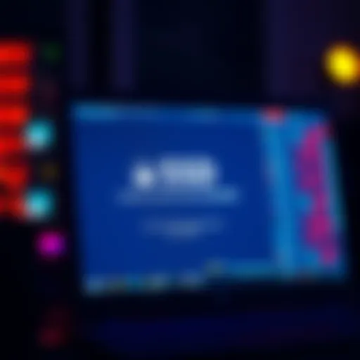A computer showing a full SSD warning with a slow performance message on the screen.