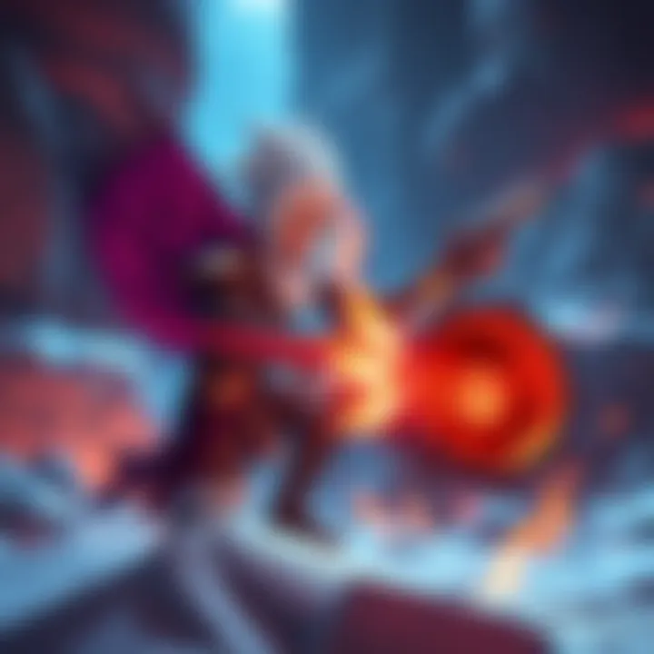 A character using the St. Elmo’s Engine during a legendary mission in a video game, showcasing its power and effects.