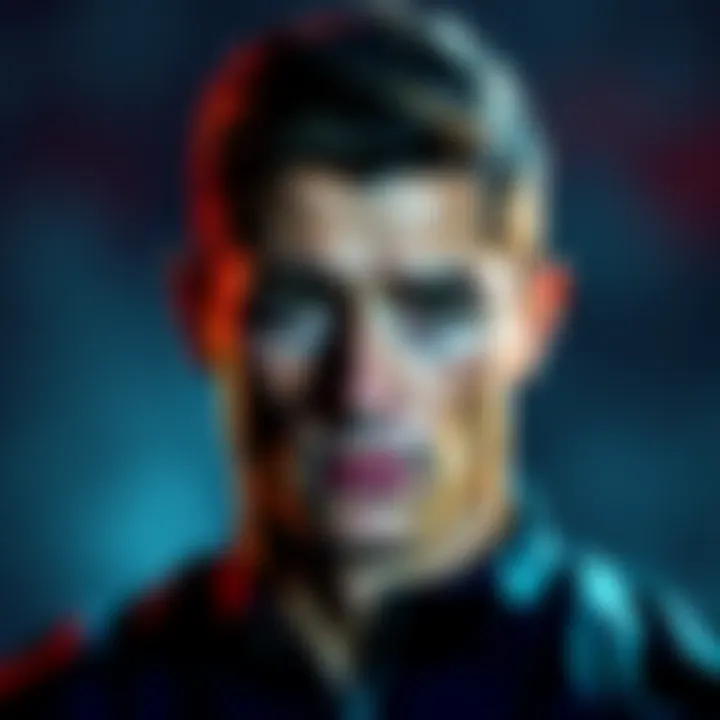 StableRonaldo with a sad expression, feeling rejected by the Sidemen