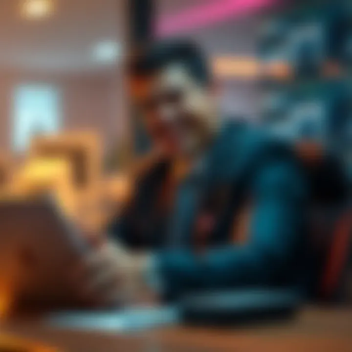 StableRonaldo makes a funny comment about relationship breakups while sitting at a desk