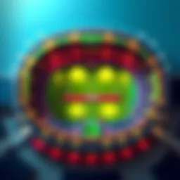 A colorful stadium map showcasing various sections and features, highlighting areas players discuss on forums about Quickplay mode.