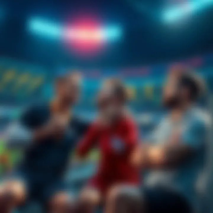 Players expressing frustration over stadium matchmaking system in a sports setting
