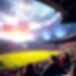 A player shares a photo taken a year ago at a stadium, inviting fans to guess the location.