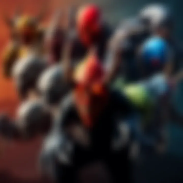 A collage of various Stalker enemies from different video games, showcasing their unique designs and characteristics.