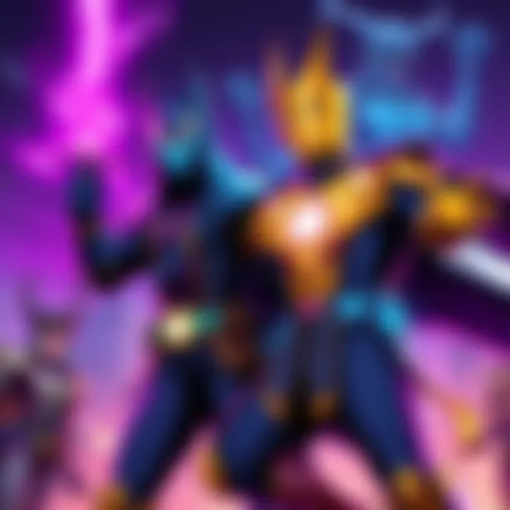 Star-Lord and Supergiant strategizing together in a colorful comic style, showcasing deck options with Hela and MODOK in a MARVEL SNAP game setting.