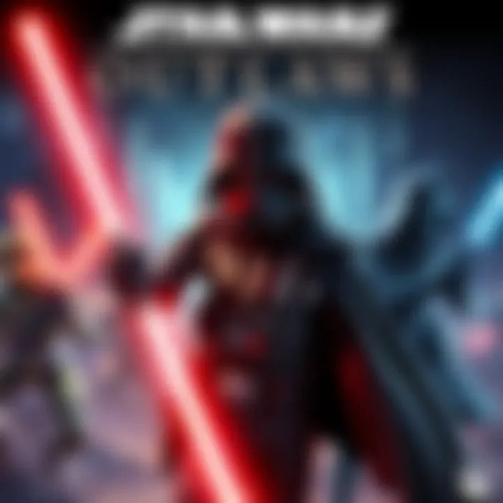 Promotional image of Star Wars Outlaws with a sale price of $28