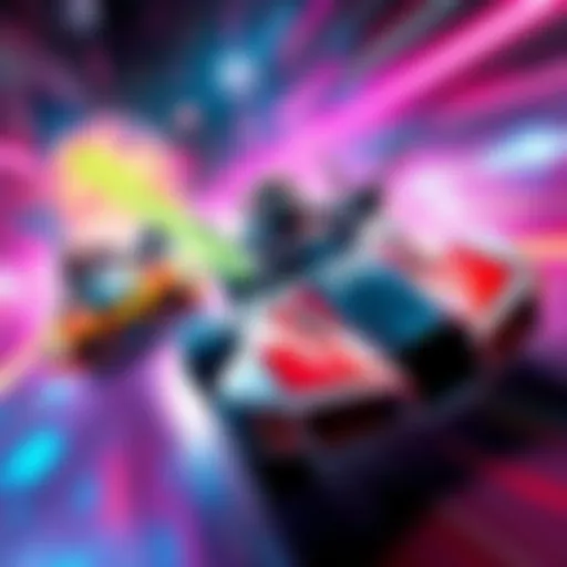 Cover art featuring iconic Star Wars racers speeding through a colorful galaxy with excitement and thrill.