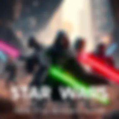 New Star Wars Game Announcement A glimpse of the Star Wars universe with characters from 'The Old Republic' in an action scene, hinting at the new game title coming soon.